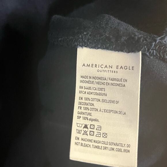 American Eagle Navy Super Soft Standard Fit Polo Size Small - Picture 6 of 6